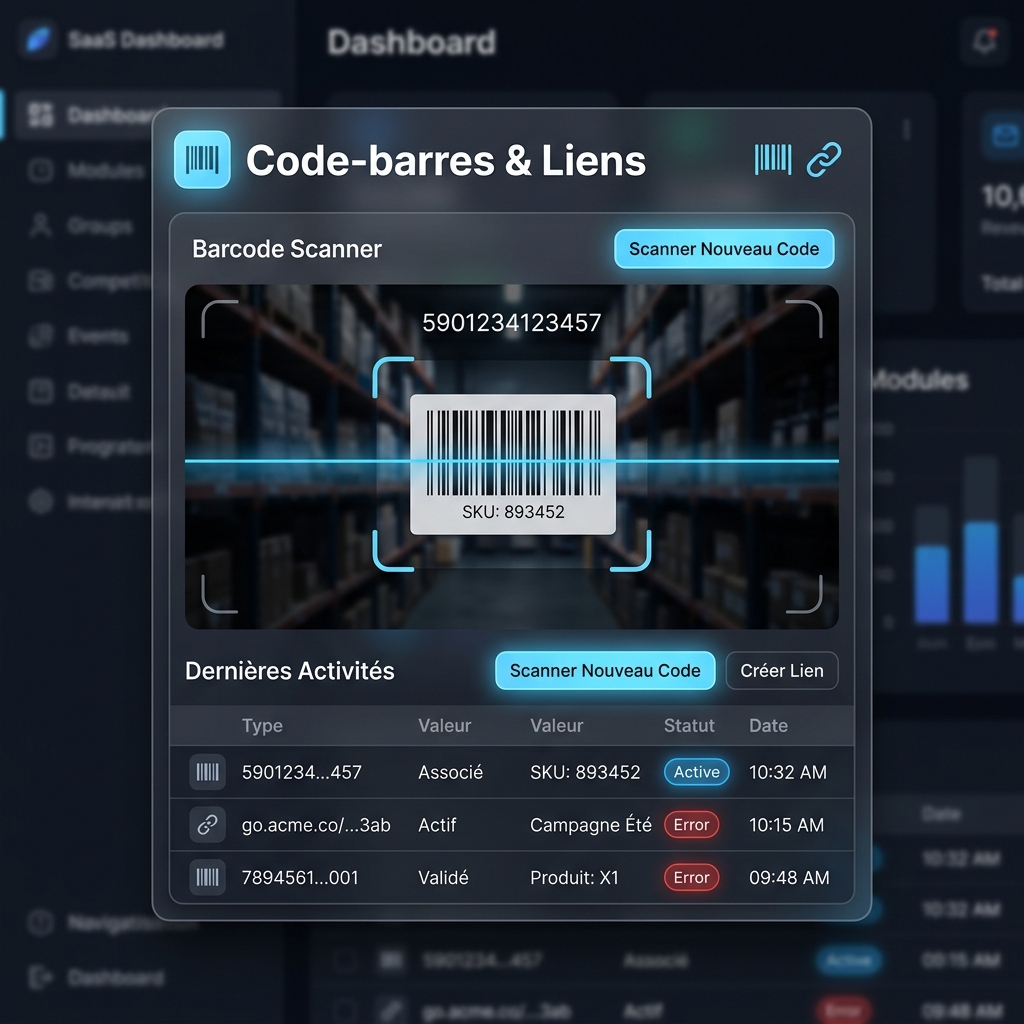 Code-barres & Liens